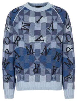 EMPORIO ARMANI FW22 藍色刺繡字母插肩針織毛衣 6L1MV91M08Z-F707 Buy EMPORIO ARMANI FW22 藍色刺繡字母插肩針織毛衣 6L1MV91M08Z-F707