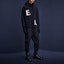 Lookbook EMPORIO ARMANI FW22 Blue Letter Print Knit Pullover Hoodie. 6L1MXS1-MBWZ1-0920