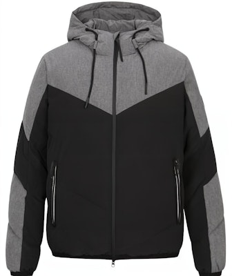 EMPORIO ARMANI FW22 Colorblock Hooded Zip Jacket Grey/Black 6LPB21-PN1BZ-1200 Order EMPORIO ARMANI FW22 Colorblock Hooded Zip Jacket Grey/Black 6LPB21-PN1BZ-1200
