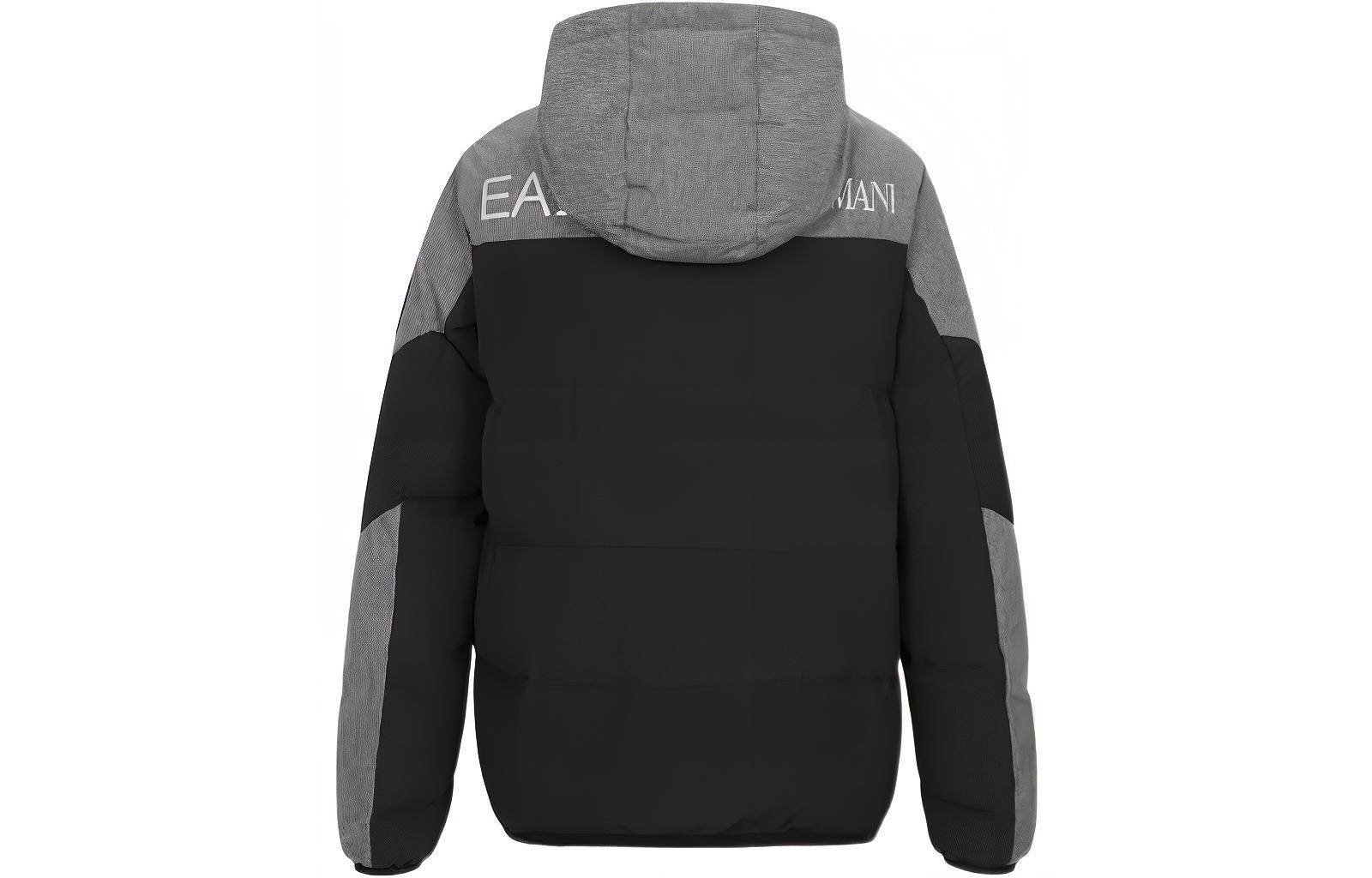 Lookbook EMPORIO ARMANI FW22  Colorblock Hooded Zip Jacket Grey/Black 6LPB21-PN1BZ-1200