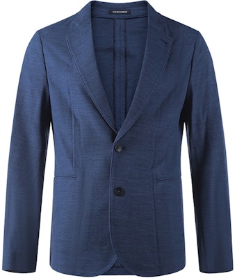 エンポリオアルマーニ FW22 ダークブルー 軽量 カジュアル 長袖ブレザー H31G37-C1055-909 Order エンポリオアルマーニ FW22 ダークブルー 軽量 カジュアル 長袖ブレザー H31G37-C1055-909