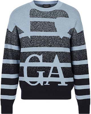 エンポリオ アルマーニ FW22 イーグルロゴ ストライプ ニットセーター - マルチカラー 6L1MX9-1MKYZ-F925 Order エンポリオ アルマーニ FW22 イーグルロゴ ストライプ ニットセーター - マルチカラー 6L1MX9-1MKYZ-F925