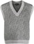Order EMPORIO ARMANI FW22 Geometric Knit Vest in Charcoal Gray. 6L1MW6-1M30Z-F640