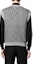Shop EMPORIO ARMANI FW22 Geometric Knit Vest in Charcoal Gray. 6L1MW6-1M30Z-F640