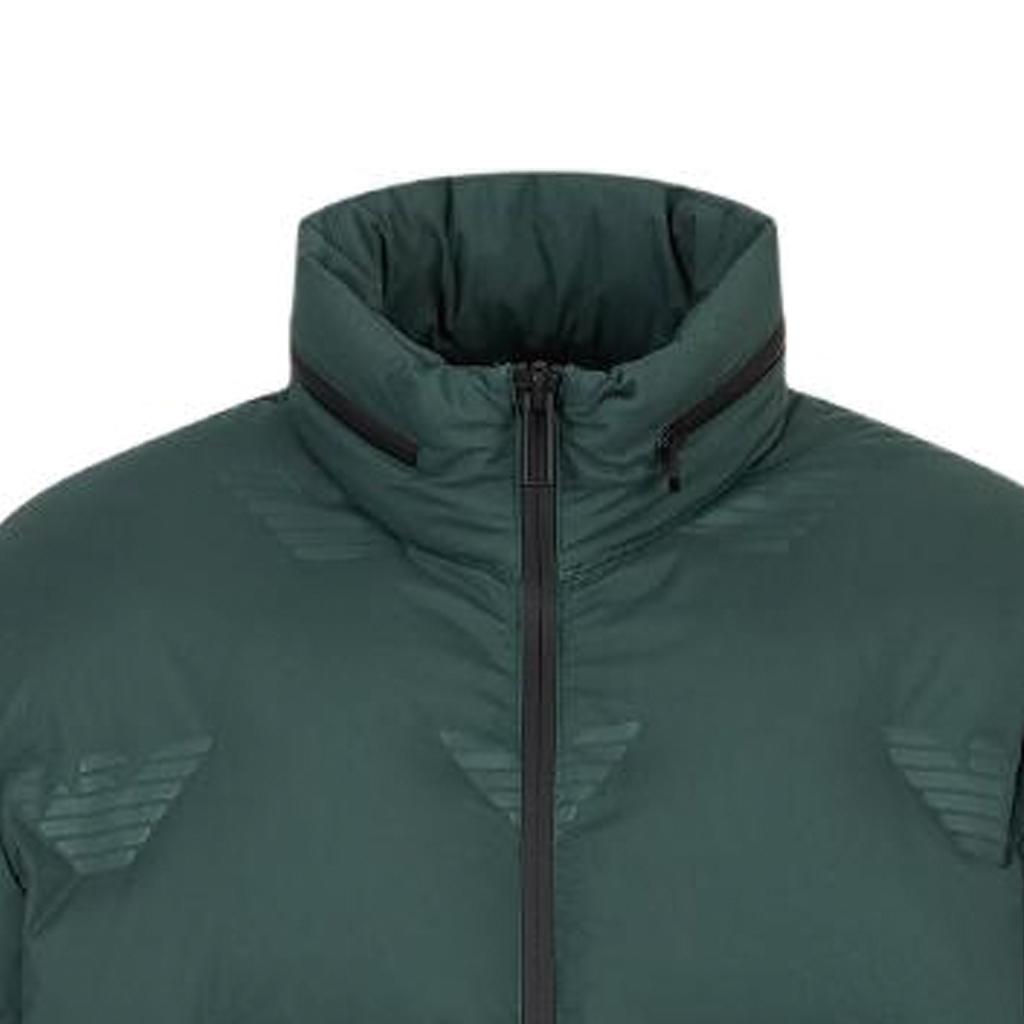 EMPORIO ARMANI FW22  Green Logo Print High Neck Zip Jacket. 6L1BP41-NNDZ1-0586 圖 5