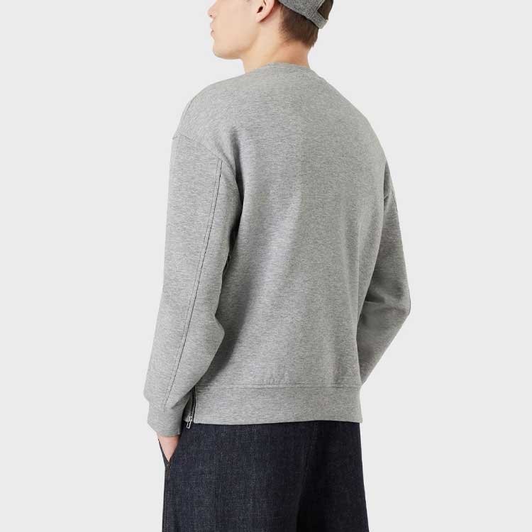 Purchase Emporio Armani FW22 灰色字母印花圓領長袖上衣 3L1MCB-1JHSZ-0630