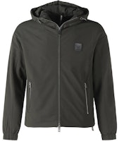 EMPORIO ARMANI FW22 Logo Hoodie Puffer Jacket Army Green. 6L1BH5-1NNIZ-0558 EMPORIO ARMANI FW22 Logo Hoodie Puffer Jacket Army Green. 6L1BH5-1NNIZ-0558