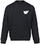 Order Emporio Armani FW22 Logo Print Oversized Crewneck Sweatshirt Navy. 6L1MB5-1JQNZ-0920