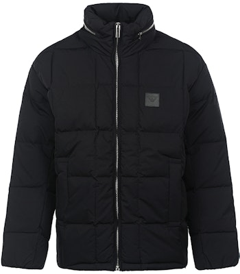 エンポリオアルマーニ FW22 ロゴ ジップアップ ダウンジャケット - ソリッドダークブルー 6L1BS41-NNLZ-0920 Buy エンポリオアルマーニ FW22 ロゴ ジップアップ ダウンジャケット - ソリッドダークブルー 6L1BS41-NNLZ-0920
