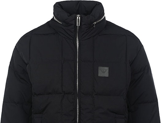 エンポリオアルマーニ FW22 ロゴ ジップアップ ダウンジャケット - ソリッドダークブルー 6L1BS41-NNLZ-0920 Purchase エンポリオアルマーニ FW22 ロゴ ジップアップ ダウンジャケット - ソリッドダークブルー 6L1BS41-NNLZ-0920