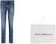 Lookbook Emporio Armani FW22 Jeans Biru Pudar Slim Potongan Sederhana. 6L1J16-1DS4Z-0942