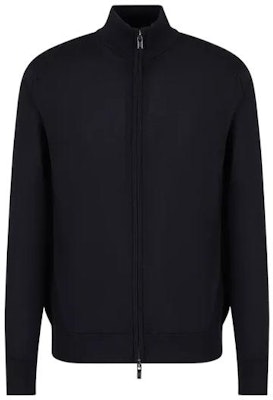 エンポリオアルマーニ FW22 ネイビーブルー ジップアップ ニット カーディガン ジャケット. 8N1MUZ1-MJXZ1-0920 Order エンポリオアルマーニ FW22 ネイビーブルー ジップアップ ニット カーディガン ジャケット. 8N1MUZ1-MJXZ1-0920