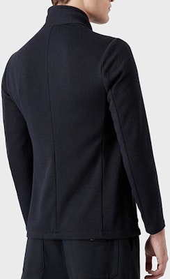 엠포리오 아르마니 FW22 네이비 솔리드 스탠드 칼라 싱글 브레스티드 재킷 H31G57-C1058-920 Purchase 엠포리오 아르마니 FW22 네이비 솔리드 스탠드 칼라 싱글 브레스티드 재킷 H31G57-C1058-920