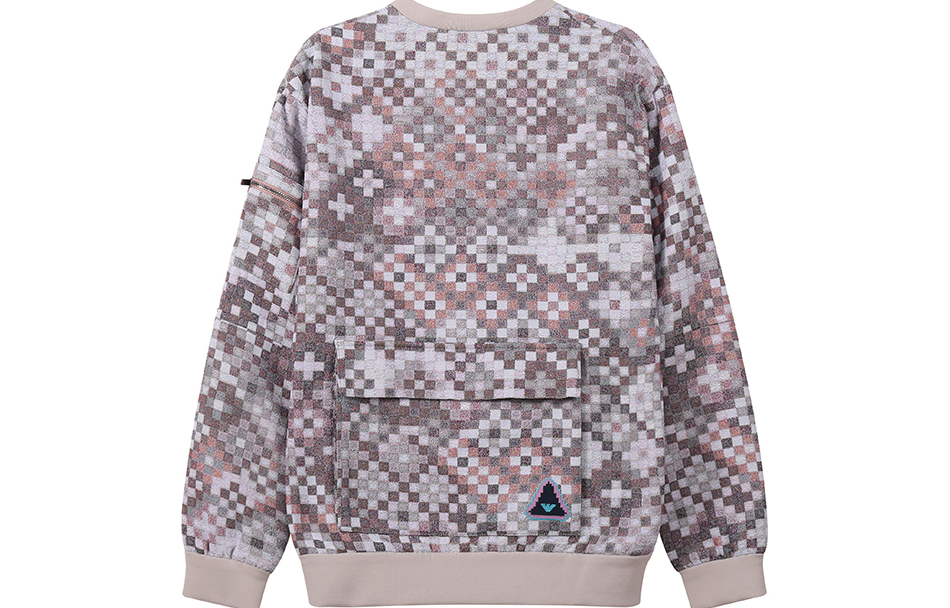 EMPORIO ARMANI FW22  Plaid Crewneck Sports Sweatshirt White/Grey H31R50-C1033-321 圖 3