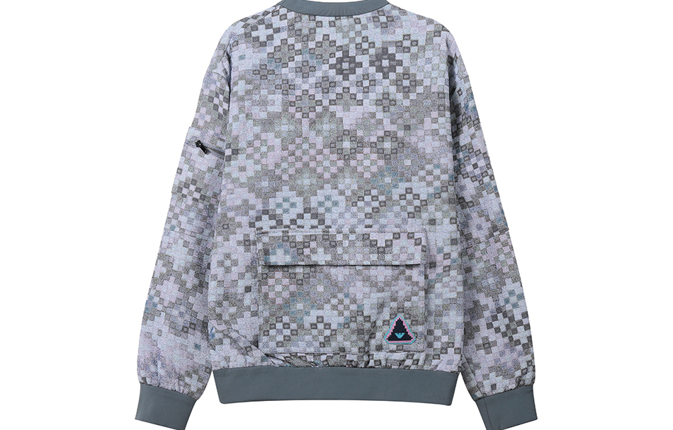 EMPORIO ARMANI FW22  Plaid Crewneck Sweatshirt Gray Green H31R50-C1033-721 圖 3