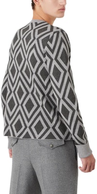 EMPORIO ARMANI FW22 Quilted Pattern Long Sleeve Sweater - Multicolor. 6L1MW5-M30Z1-F649 Purchase EMPORIO ARMANI FW22 Quilted Pattern Long Sleeve Sweater - Multicolor. 6L1MW5-M30Z1-F649