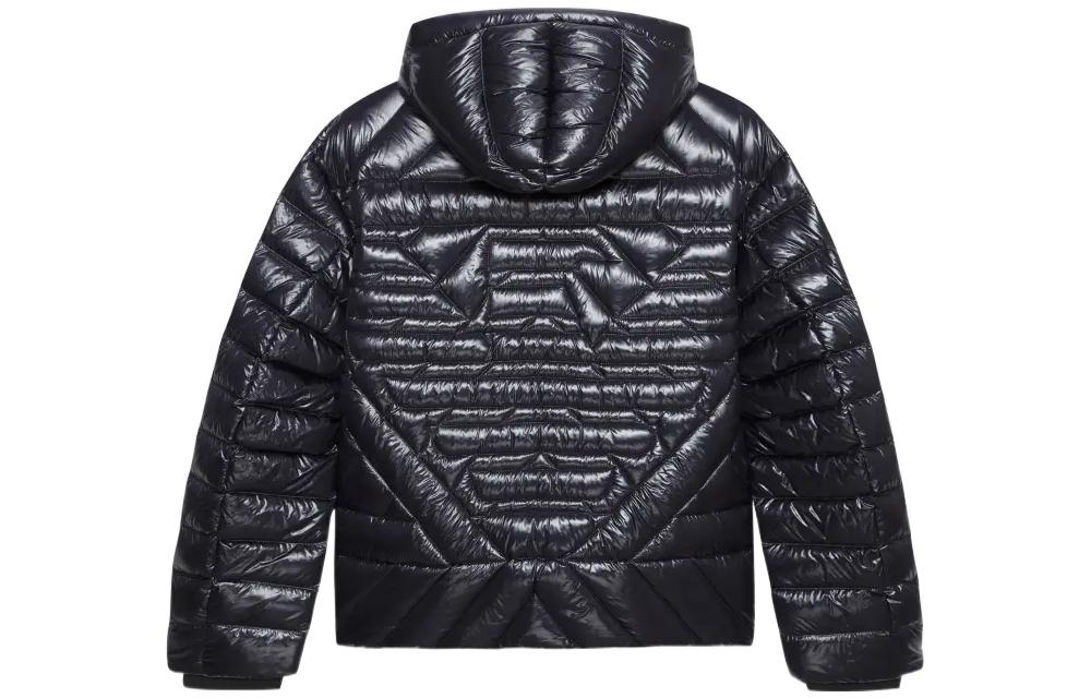 Lookbook Emporio Armani FW22 閃亮連帽羽絨外套 - 海軍藍色 6L1BN7-1NPDZ-0920