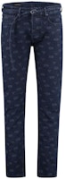 Emporio Armani FW22 Slim Fit Floral Print Jeans in Blue. 6L1J75-1DMAZ-0920 Emporio Armani FW22 Slim Fit Floral Print Jeans in Blue. 6L1J75-1DMAZ-0920