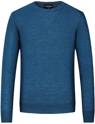 EMPORIO ARMANI FW22 Solid Color Crewneck Sweater 8N1M42-1M67Z-0610 Details for EMPORIO ARMANI FW22 Solid Color Crewneck Sweater 8N1M42-1M67Z-0610