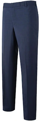 Emporio Armani FW22 Celana Panjang Pleated Lurus Solid - Biru Navy H31P68-01504-919 Shop Emporio Armani FW22 Celana Panjang Pleated Lurus Solid - Biru Navy H31P68-01504-919