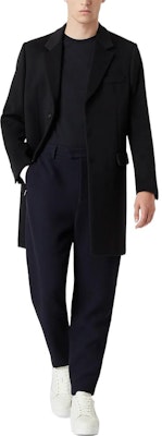 Emporio Armani FW22 深藍色單排扣大衣 01L650-01699-1922 Lookbook Emporio Armani FW22 深藍色單排扣大衣 01L650-01699-1922