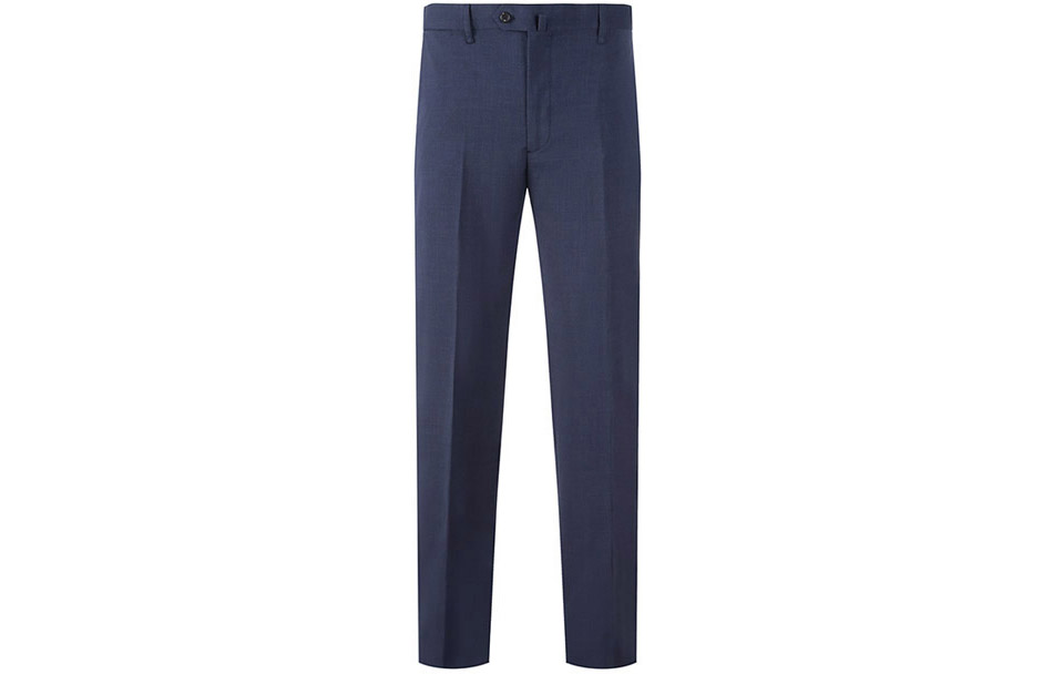 EMPORIO ARMANI FW22  Solid Straight Casual Pants - Blue H31PC8-01504-919 圖 2