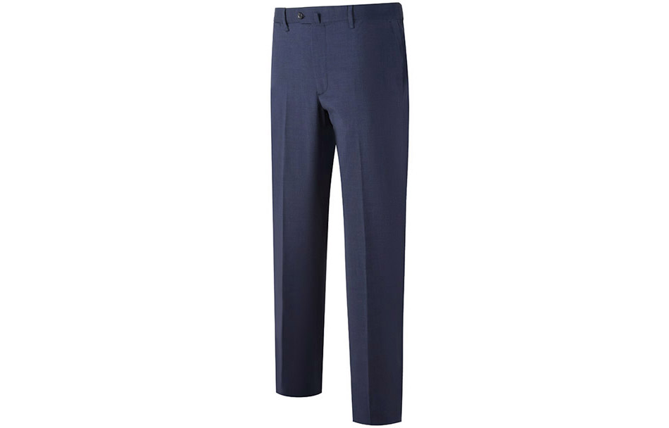 EMPORIO ARMANI FW22  Solid Straight Casual Pants - Blue H31PC8-01504-919 圖 4