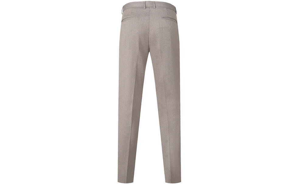 EMPORIO ARMANI FW22  Solid Wool Casual Trousers in Beige. H31P68-C1621-0112 圖 3