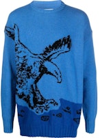 EMPORIO ARMANI FW22 Sustainable Eagle Sweater Blue 6L1MZ-A1M5F-ZF939 EMPORIO ARMANI FW22 Sustainable Eagle Sweater Blue 6L1MZ-A1M5F-ZF939