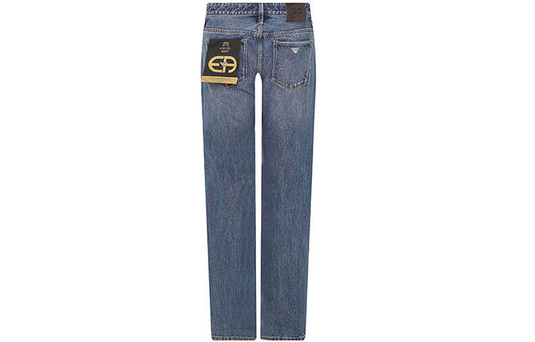EMPORIO ARMANI FW22  Washed Straight-Fit Casual Jeans Blue. 6L1J75-1DMEZ-0942 圖 3