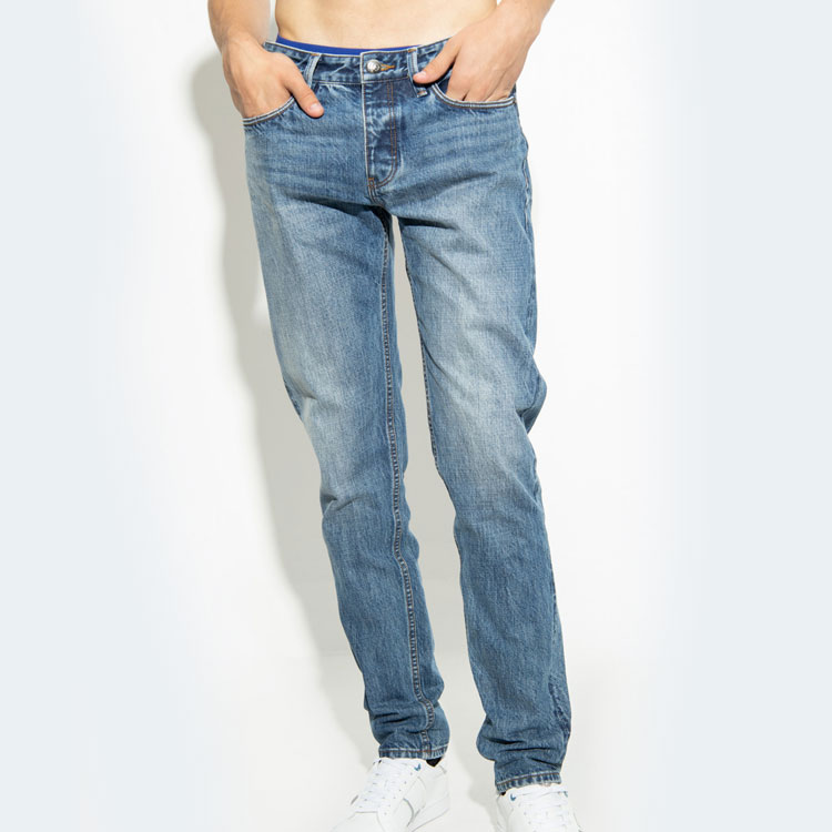 EMPORIO ARMANI FW22  Washed Straight-Fit Casual Jeans Blue. 6L1J75-1DMEZ-0942 圖 4