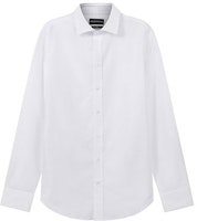 EMPORIO ARMANI FW22 White Solid Cotton Long Sleeve Shirt H31CM8-C1C13-036 EMPORIO ARMANI FW22 White Solid Cotton Long Sleeve Shirt H31CM8-C1C13-036