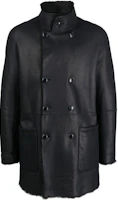 Emporio Armani FW22 Black Double-Breasted Pilot Jacket for Men 4SB03P4SP19922 Emporio Armani FW22 Black Double-Breasted Pilot Jacket for Men 4SB03P4SP19922