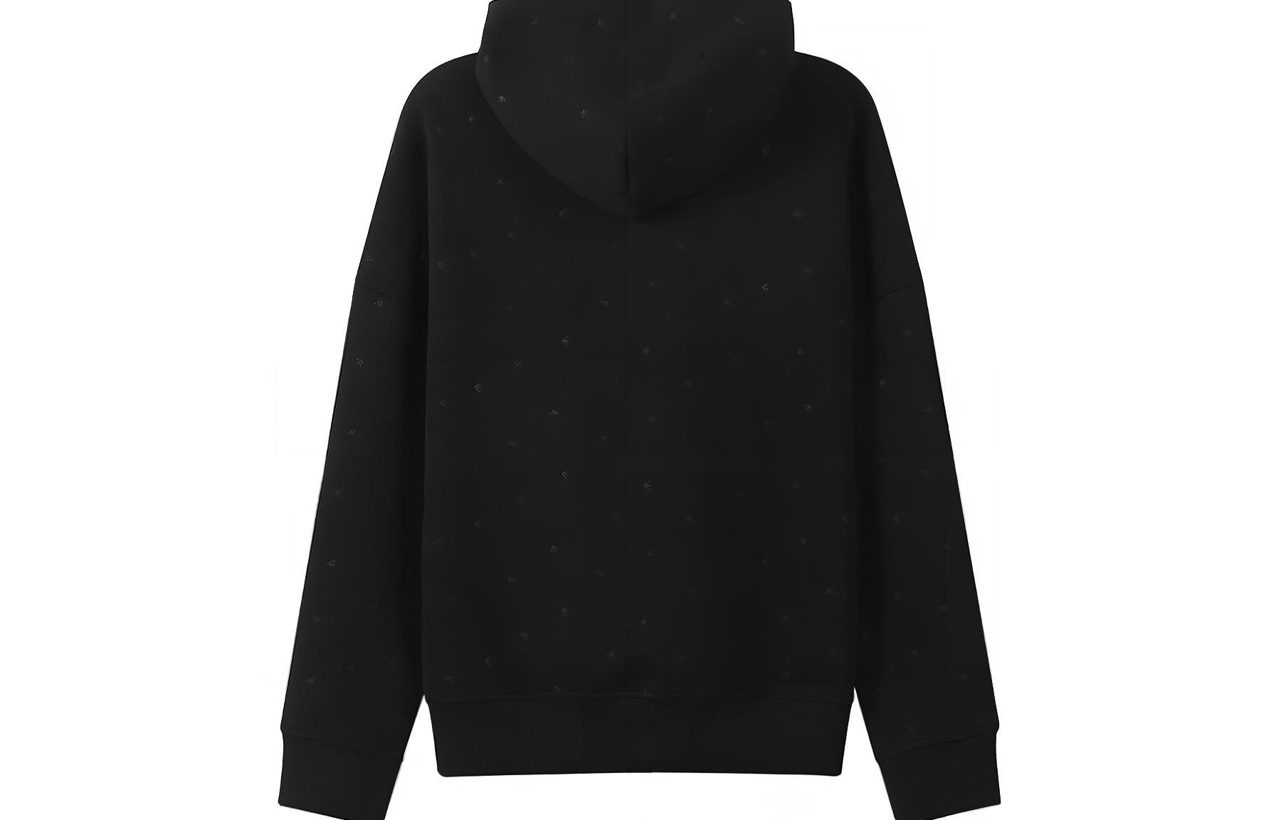 Emporio Armani FW22 Black Embroidered Oversized Hoodie for Men 6L1M79-1JHSZ-0012 圖 3