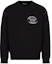 Buy Emporio Armani FW22 Black Logo Print Crewneck Sweatshirt Oversized Hitam 6L1M82-1JHSZ-0999