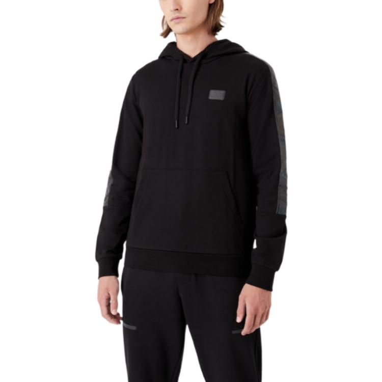 Purchase Sudadera Negra Logo Emporio Armani FW22 Ajuste Holgado. 6LPM44-PJ05Z-1200