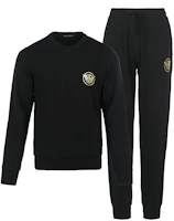 Emporio Armani FW22 Black Logo Print Sweatshirt & Joggers Set 111943-2F595-00020 Emporio Armani FW22 Black Logo Print Sweatshirt & Joggers Set 111943-2F595-00020