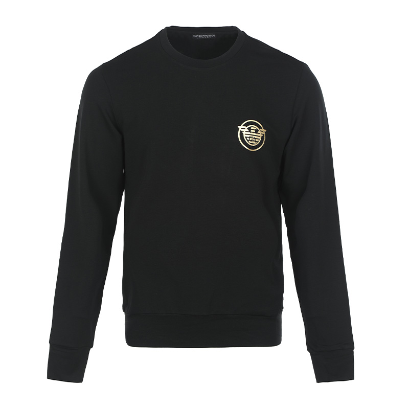 Emporio Armani FW22 Black Logo Print Sweatshirt & Joggers Set 111943-2F595-00020 圖 3