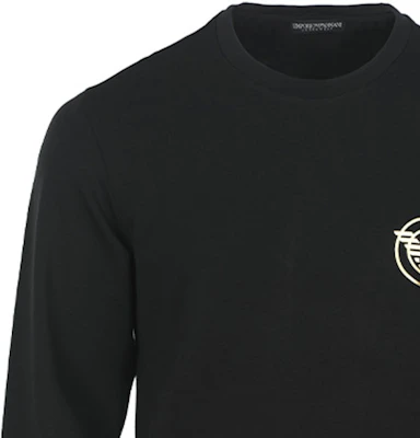 Conjunto Sudadera y Pantalón Emporio Armani FW22 Negro con Logo Impreso. 111943-2F595-00020 Sizing Conjunto Sudadera y Pantalón Emporio Armani FW22 Negro con Logo Impreso. 111943-2F595-00020