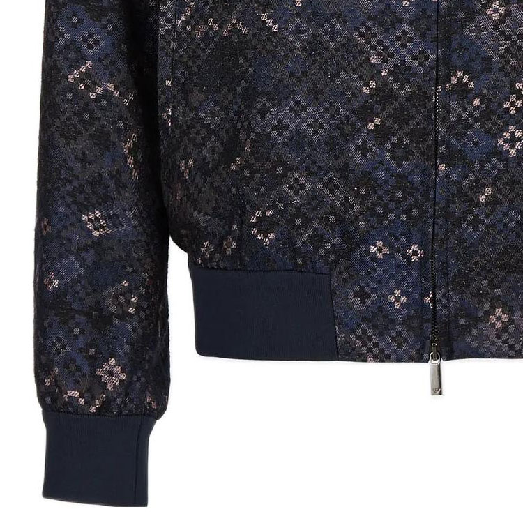 Emporio Armani FW22 Black Sequin Zip-Up Jacket Long Sleeve H31R32-C1080-1919 圖 7