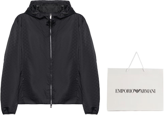 Emporio Armani FW22黑色纯色休闲长袖夹克. 8N1BN4-1NHQZ-F052 Shop Emporio Armani FW22黑色纯色休闲长袖夹克. 8N1BN4-1NHQZ-F052