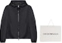 Shop Emporio Armani FW22黑色纯色休闲长袖夹克. 8N1BN4-1NHQZ-F052