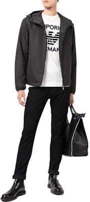 Emporio Armani FW22黑色纯色休闲长袖夹克. 8N1BN4-1NHQZ-F052 Purchase Emporio Armani FW22黑色纯色休闲长袖夹克. 8N1BN4-1NHQZ-F052