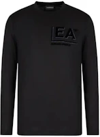 Emporio Armani FW22 Black Solid Logo Print Long-Sleeve Sweatshirt 6L1TAX1-JUVZ1-0058 Emporio Armani FW22 Black Solid Logo Print Long-Sleeve Sweatshirt 6L1TAX1-JUVZ1-0058