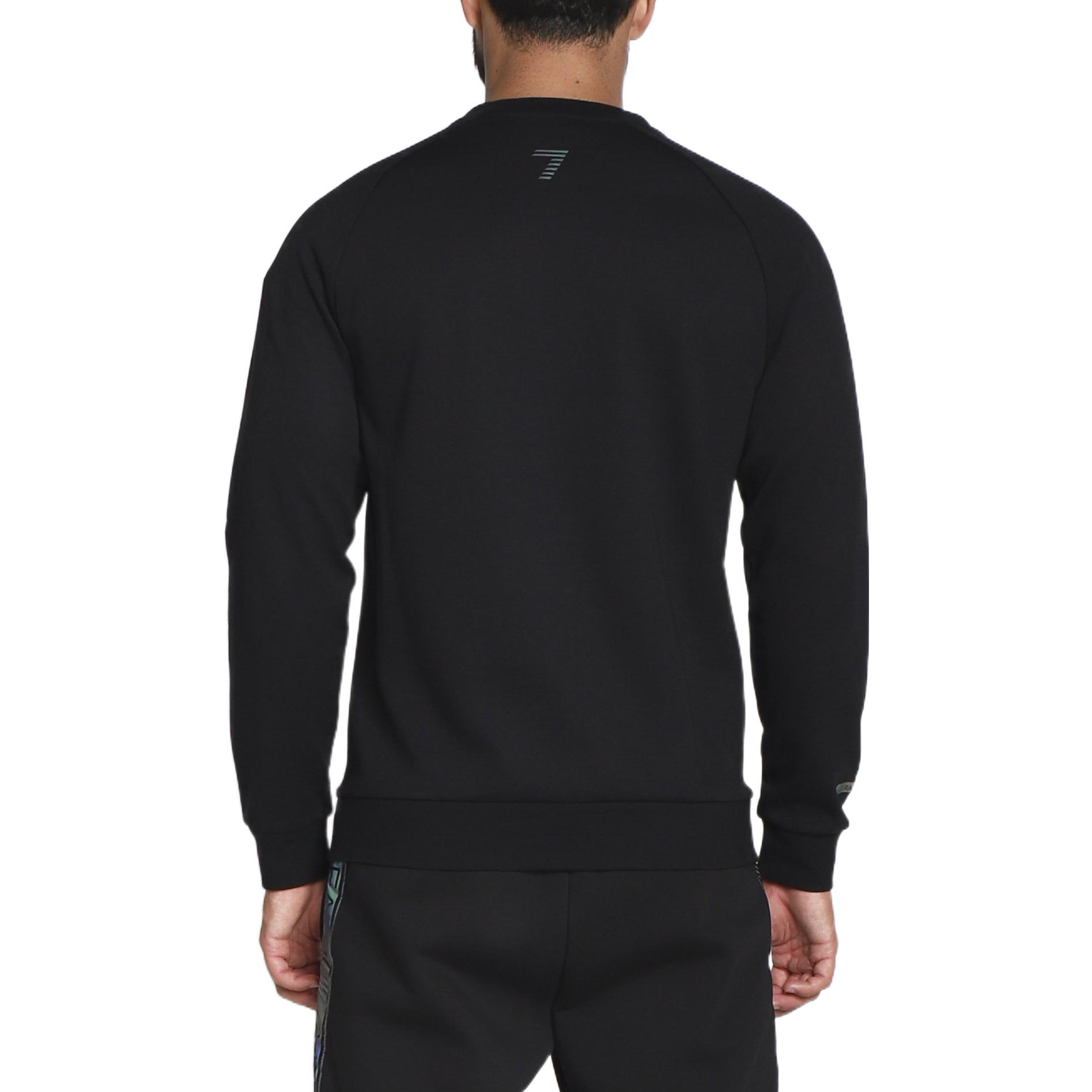 Purchase Emporio Armani FW22 黑色徽标印花卫衣 6LPM41-PJANZ-1200