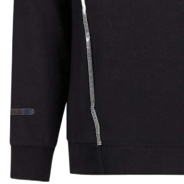 Sizing Emporio Armani FW22 黑色徽标印花卫衣 6LPM41-PJANZ-1200