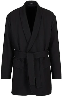 Emporio Armani FW22 黑色束腰中长款外套 H31G05-C1215-1999 Buy Emporio Armani FW22 黑色束腰中长款外套 H31G05-C1215-1999