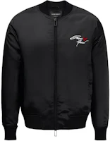 Emporio Armani FW22 Black Zip-Up Jacket with Logo Embroidery for Men 6L1BG11NRXZ-0999 Emporio Armani FW22 Black Zip-Up Jacket with Logo Embroidery for Men 6L1BG11NRXZ-0999