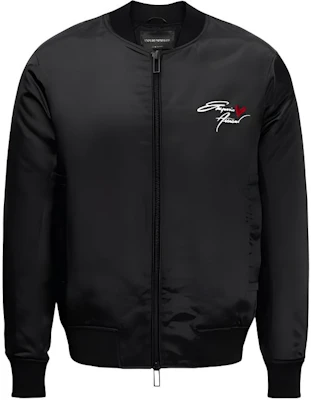 엠포리오 아르마니 FW22 남성용 블랙 로고 자수 집업 재킷 6L1BG11NRXZ-0999 Order 엠포리오 아르마니 FW22 남성용 블랙 로고 자수 집업 재킷 6L1BG11NRXZ-0999