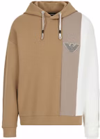 Emporio Armani FW22 Classic Eagle Logo Pullover Hoodie Colorblock. 3L1MCA-1JHSZ-F116 Emporio Armani FW22 Classic Eagle Logo Pullover Hoodie Colorblock. 3L1MCA-1JHSZ-F116